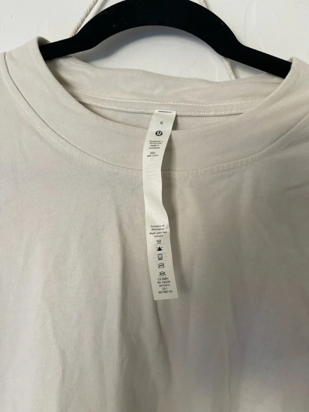 Lululemon Heavy Weight Cotton T-Shirt Dress - Picture 2 of 4